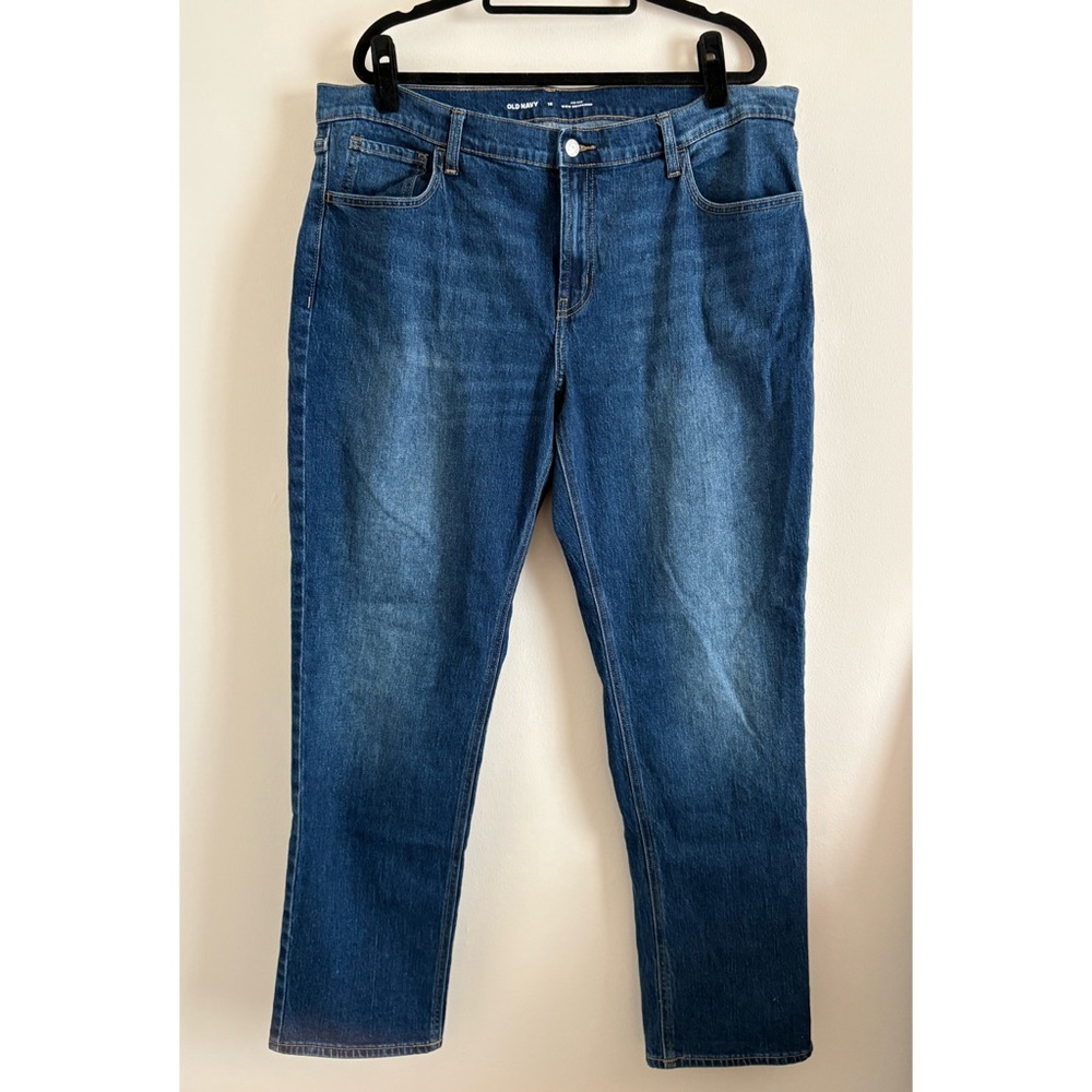 old navy mid rise wow boyfriend straight leg jeans